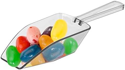 ברור מיני פלסטיק אקריליק סקופים 12 יחידות / 5.5 מטבח סקופ / חתונה קינוחים / סוכריות מזנון, גלידה, חלבון אבקות |